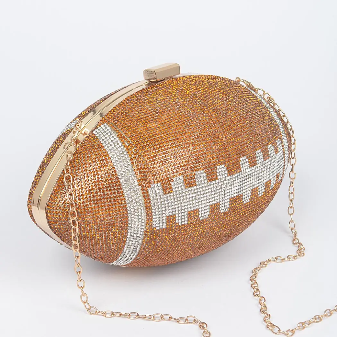 Crystal Purse Basketball Purse Soccer Ball Bag Rhinestone Purse Crossbody  Purse