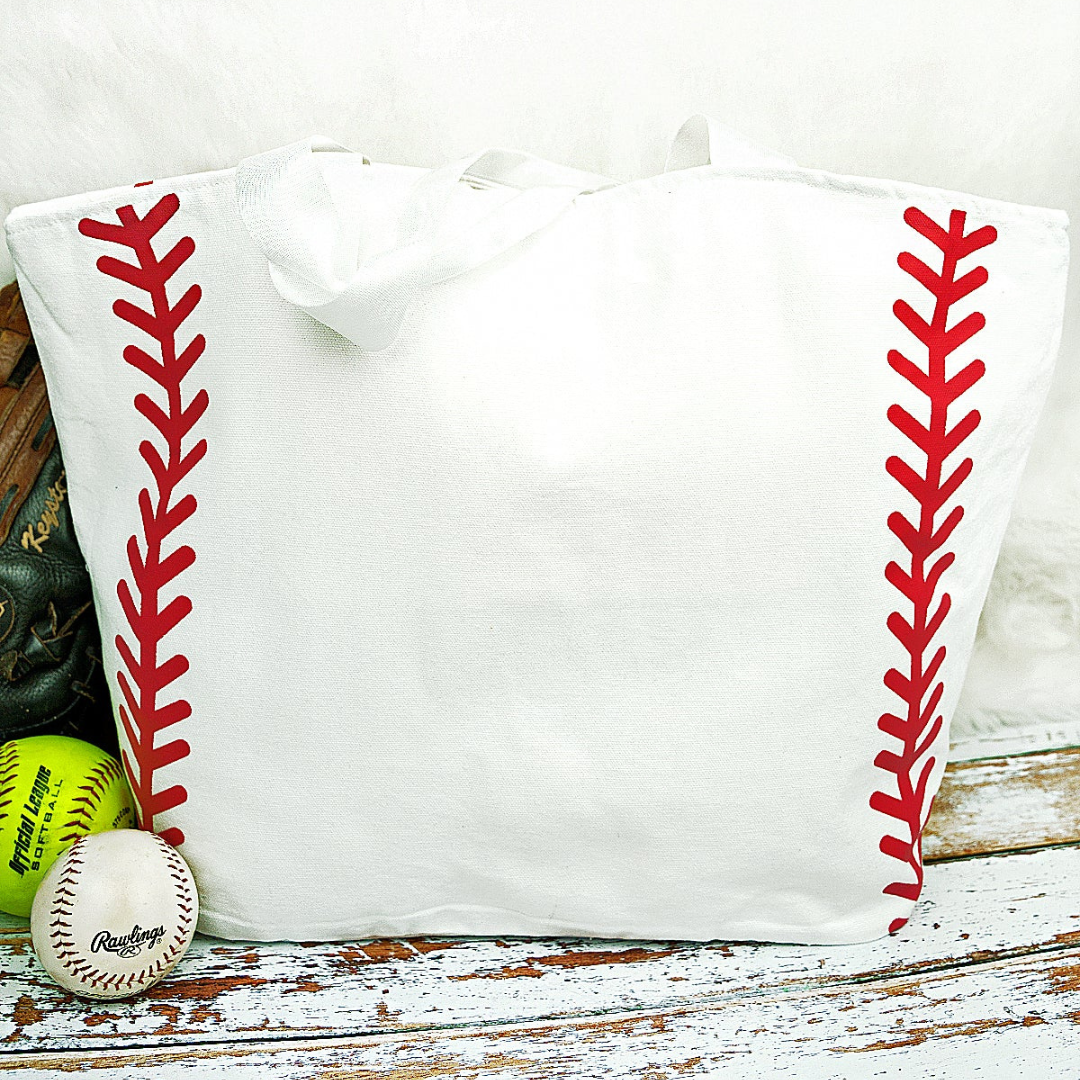 Baseball and Softball NGIL Canvas Tote Bag